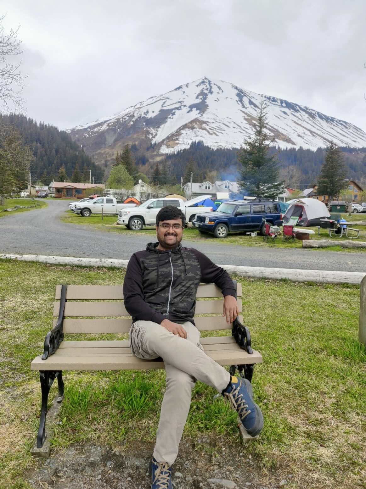 The Richardson Highway is one of Alaska's oldest and most scenic highways, stretching from Fairbanks to Valdez. Along the route, travelers are treated to breathtaking views. Valdez, nestled at the head of a deep fjord in Prince William Sound, is known for its dramatic landscapes, rich history, and outdoor adventures like fishing, hiking, and glacier tours. I was stunned by the beauty of Valdez during my visit and went camping there during my postdoc at UAF.